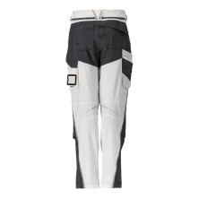 pantalon mujer mascot customized 22078 en blanco/gris piedra