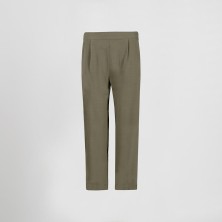 pantalon mujer garys bambula 700033 en verde musgo