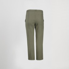 pantalon mujer garys bambula 700033 en verde musgo