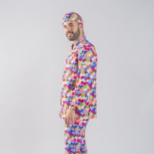 chaqueta garys heart 900003 en cuore multicolor