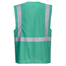chaleco portwest iona f476 en verde botella