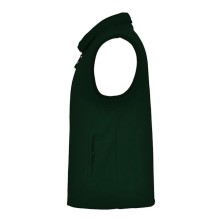 chaleco polar roly bellagio ra1099 en verde botella