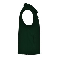chaleco polar roly bellagio ra1099 en verde botella