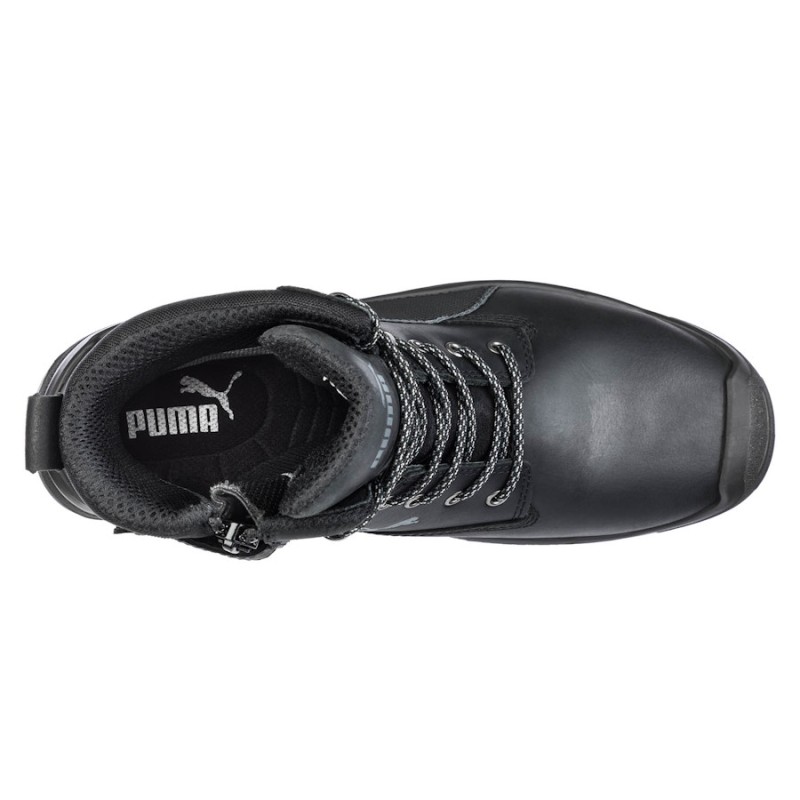 Bota Puma Conquest Black 630730 S3 con sobrepuntera extensa