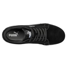 ZAPATILLA PUMA ICONIC SUEDE BLACK LOW 640010