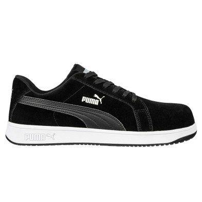 Zapatilla Puma Iconic Suede Black Low 640010