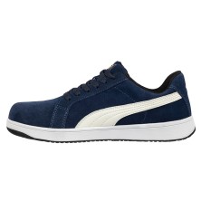 ZAPATILLA PUMA ICONIC SUEDE NAVY LOW 640020