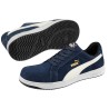 Zapatilla puma iconic suede navy low 640020