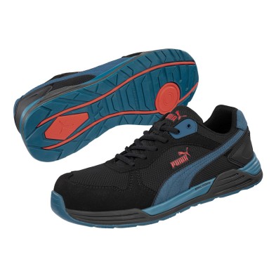Zapatilla Puma Frontside Black Blue Low 644660