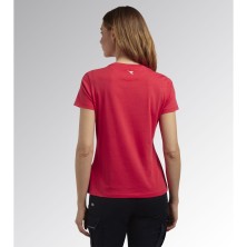 camiseta mujer diadora athena en rojo