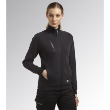 chaqueta mujer diadora fz athena en negro