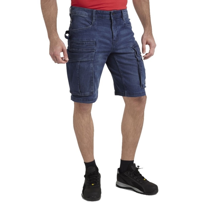 Bermuda Cargo Uomo Bermuda Jeans Uomo Con Tasche Laterali Bermuda