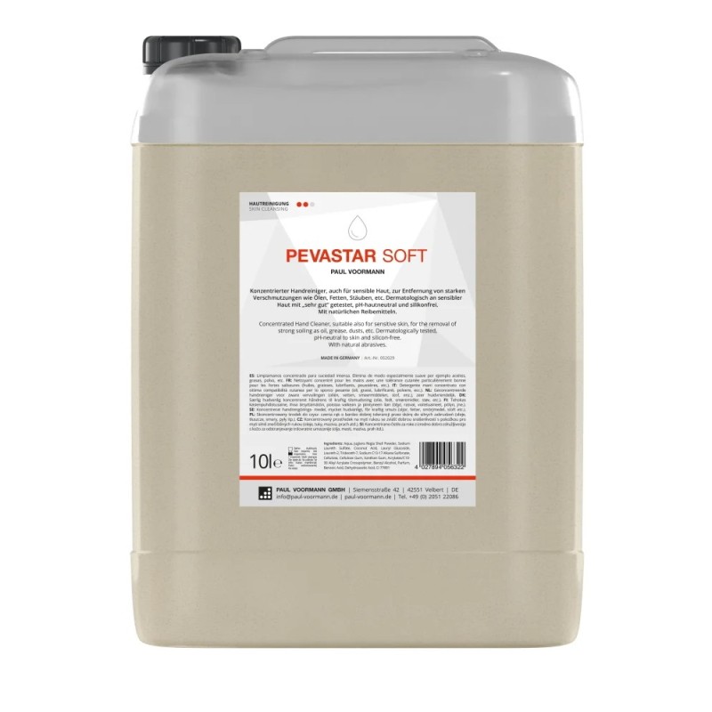 Limpiador de manos paul voormann pevastar soft