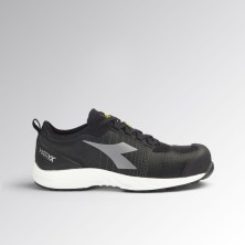 zapatilla diadora fly litebase matryx low s3l en negro/blanco