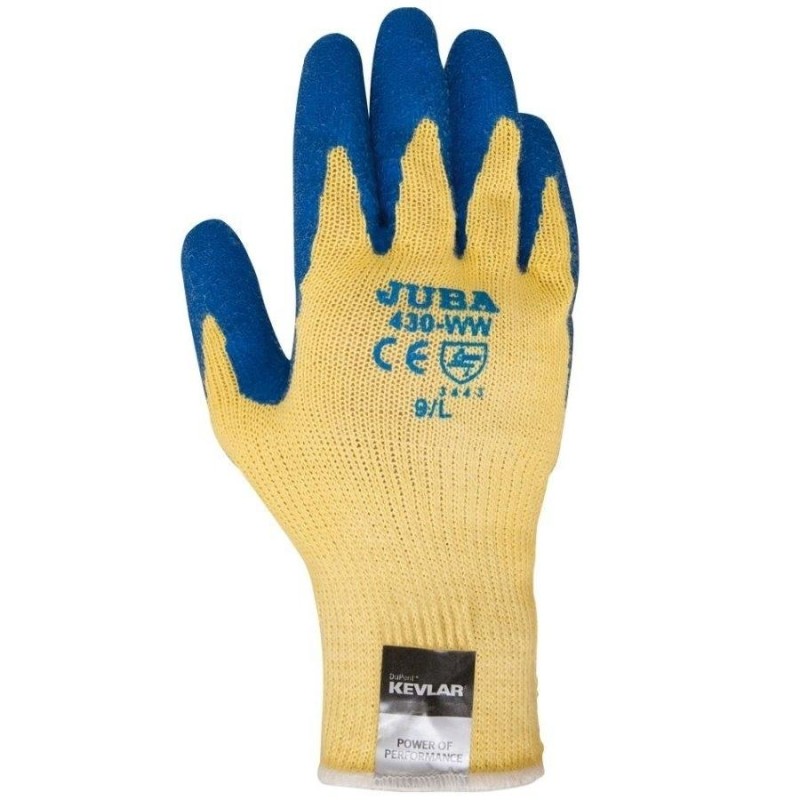 Guante kevlar recubierto de látex juba 430 ww