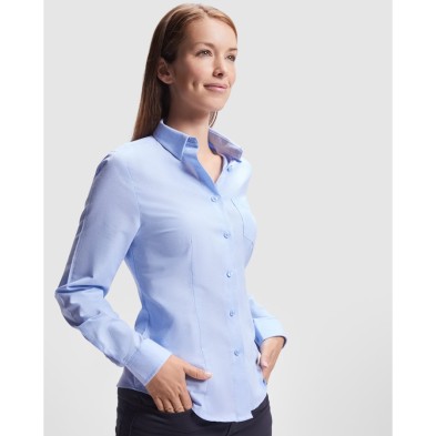 Camisa M/L Mujer Roly Oxford 5068
