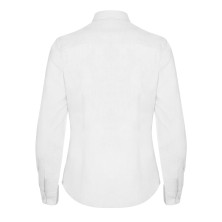 camisa m/l mujer roly oxford 5068 en blanco