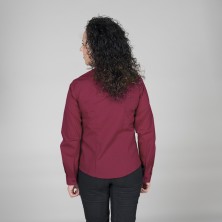 camisa m/l mujer garys 248100 en burdeos