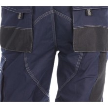 pantalon juba 181 flex en marino/negro