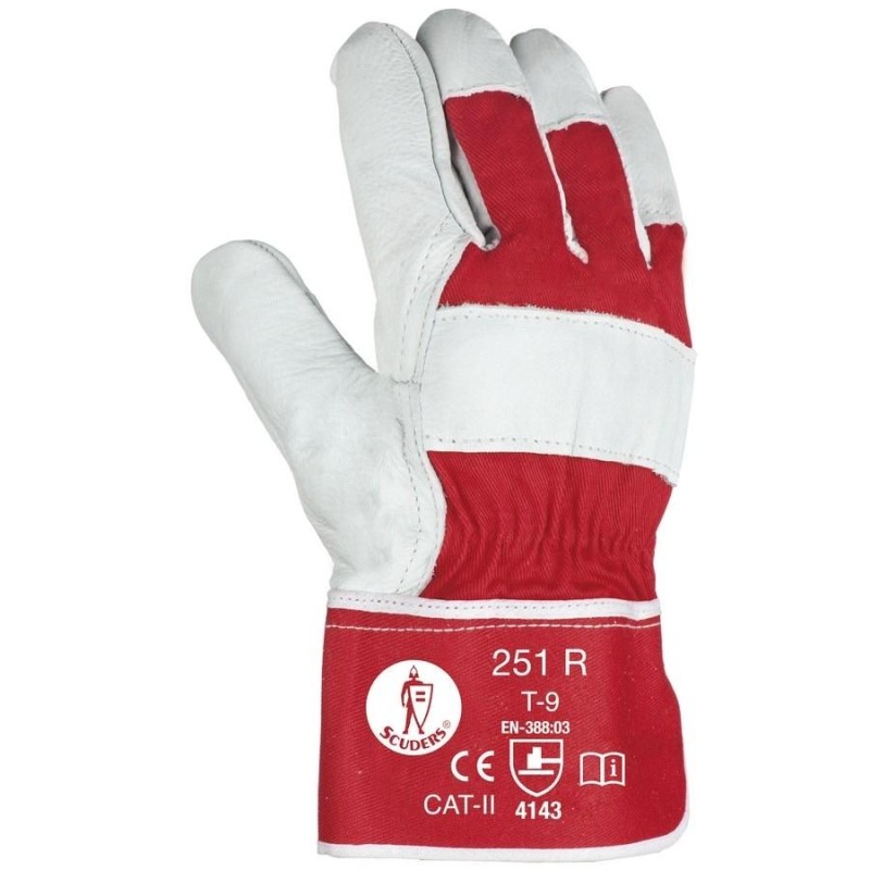 Guante de flor y lona jomiba gfl 251 r