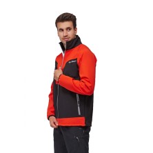 softshell roc neige rn2010004 en negro/rojo