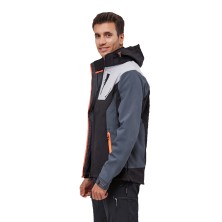 softshell roc neige rn2010001 en negro/gris oscuro/gris claro