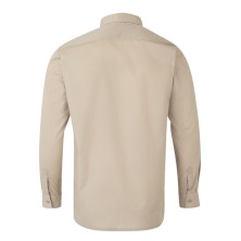 camisa m/l velilla 529 en beige