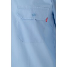 camisa m/l velilla 520 en celeste