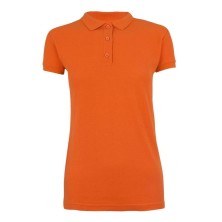 polo mujer mukua nobby mk214cv en naranja
