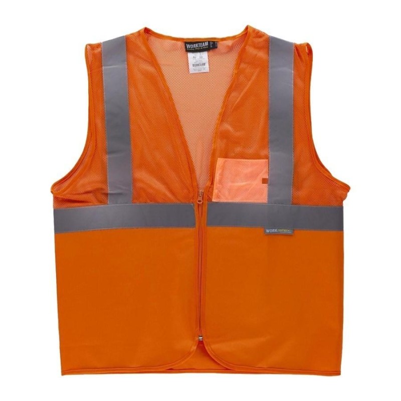 Chaleco alta visibilidad workteam c3612