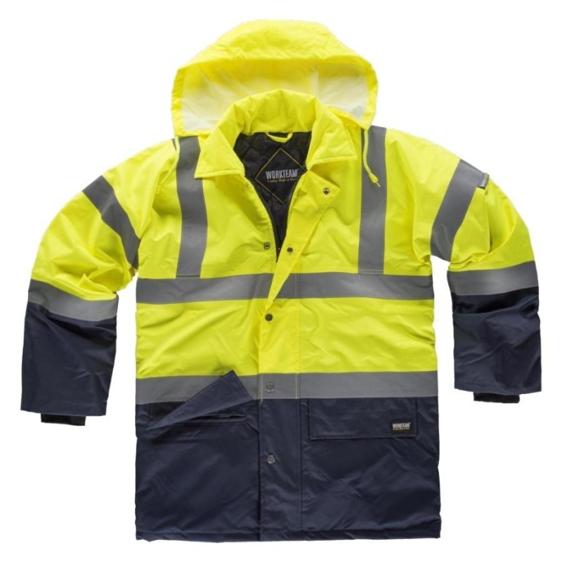 Parka alta visibilidad workteam c3710