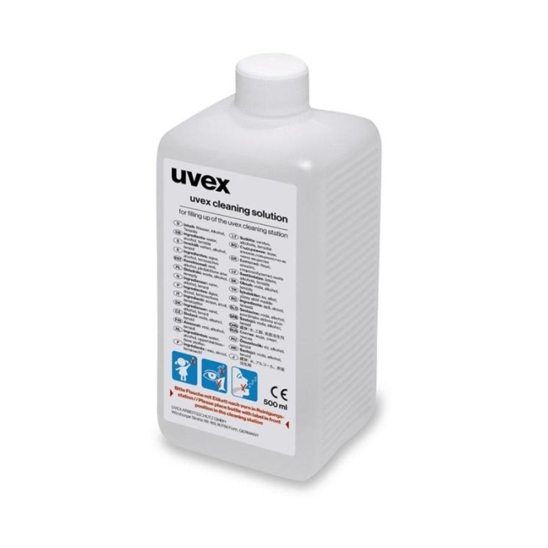 Liquido limpieza uvex 500ml