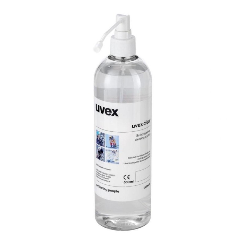 Botella limpia gafas uvex 500ml
