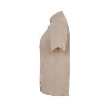 camisa mujer velilla 405014s en beige claro
