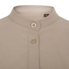 camisa mujer velilla 405014s en beige claro