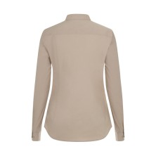 camisa m/l mujer velilla 405015s en verde oliva claro
