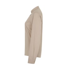 camisa m/l mujer velilla 405015s en verde oliva claro