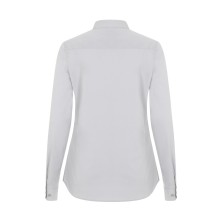 camisa m/l mujer velilla 405015s en verde oliva claro
