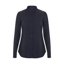 camisa m/l mujer velilla 405015s en verde oliva claro