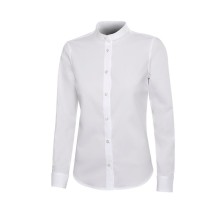 camisa m/l mujer velilla 405015s en verde oliva claro
