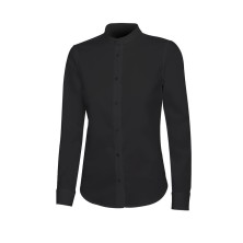 camisa m/l mujer velilla 405015s en verde oliva claro