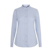 camisa m/l mujer velilla 405015s en verde oliva claro