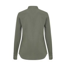 camisa m/l mujer velilla 405015s en verde oliva claro