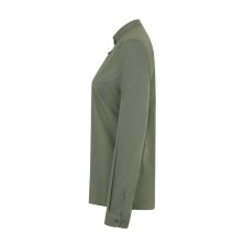 camisa m/l mujer velilla 405015s en verde oliva claro