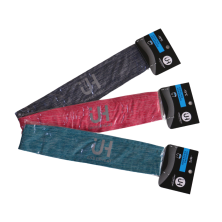 banda refrigerante underheat cool headband en gris jaspeado