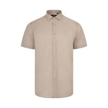 camisa velilla 405008 en beige claro