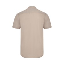 camisa velilla 405008 en beige claro