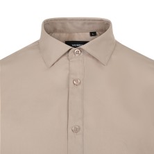 camisa velilla 405008 en beige claro