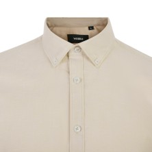 camisa velilla oxford 405024s en verde oliva claro
