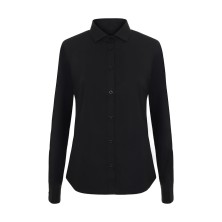 camisa m/l mujer velilla 405019s en verde oliva claro